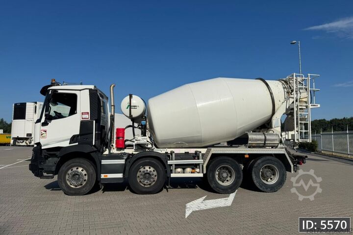 Blandare Renault C430 Day Cab, Euro 6, / 8x4 / Full steel / Reta...
