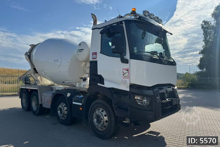 Blandare Renault C430 Day Cab, Euro 6, / 8x4 / Full steel / Reta...