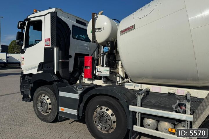 Blandare Renault C430 Day Cab, Euro 6, / 8x4 / Full steel / Reta...