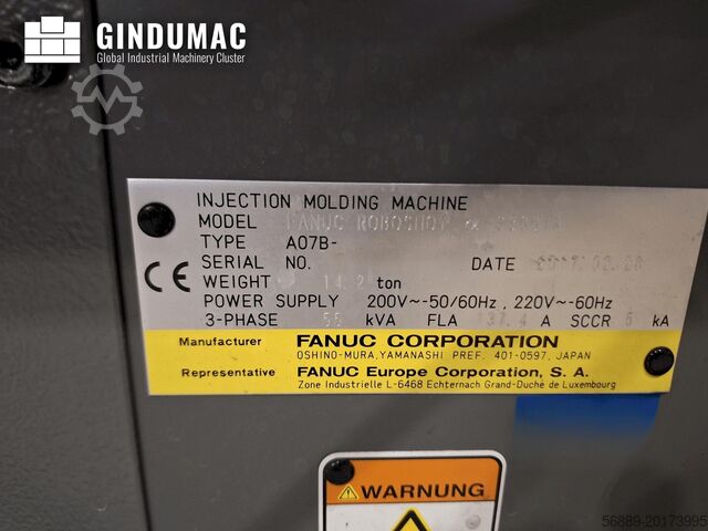Elektrische Spritzgießmaschine FANUC Roboshot S300iA