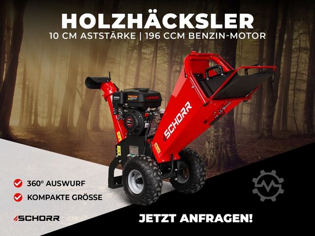 Dokumentförstörare Dokumentförstörare bensindriven dokumentförstörare SCHORR RR100THX Holzhäcksler