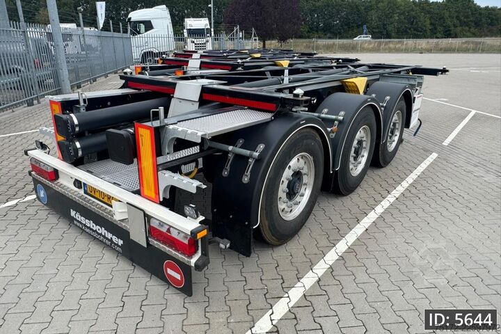 Přeprava kontejnerů Kässbohrer XS Tankchassis ADR / BPW Axles / Alu rims / Mor...