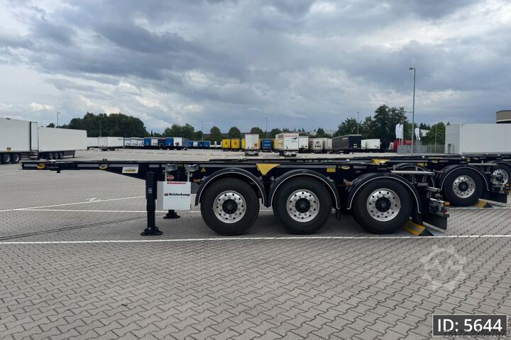 Přeprava kontejnerů Kässbohrer XS Tankchassis ADR / BPW Axles / Alu rims / Mor...