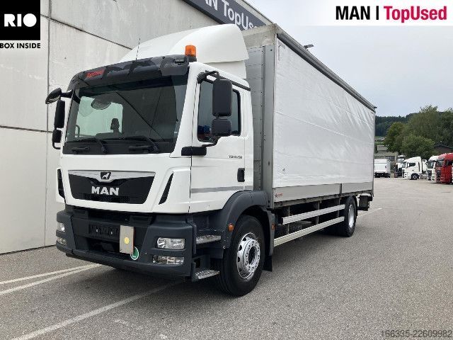 Kamion sa ravnom platformom i ceradom MAN TGM 18.290 4X2 LL