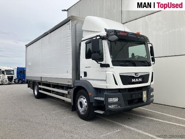 Kamion sa ravnom platformom i ceradom MAN TGM 18.290 4X2 LL