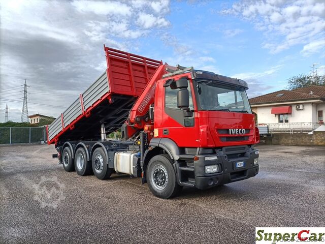 CAMION AVEC GRUE ET BENNE Iveco STRALIS 320S45