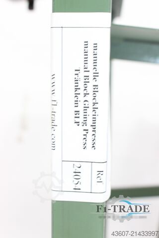 Prasa do klejenia bloków Tränklein BLP