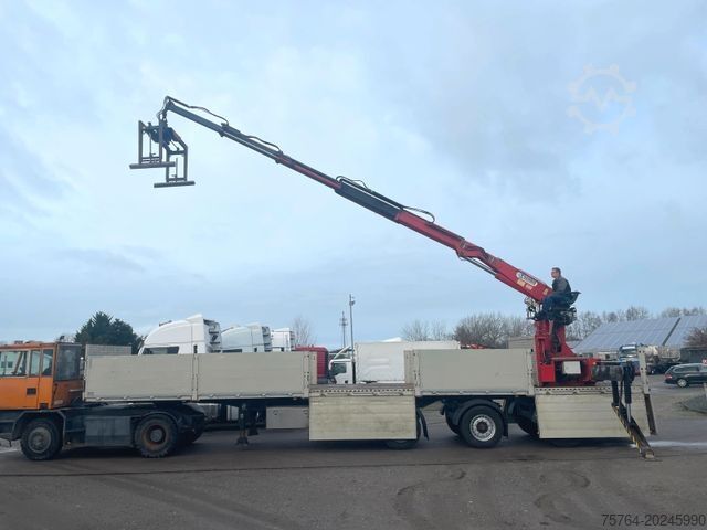 Semi-remorque SCHWARZMÜLLER Roll Kran Kennis 30R Drehkranz/2x gelenkt/Miete