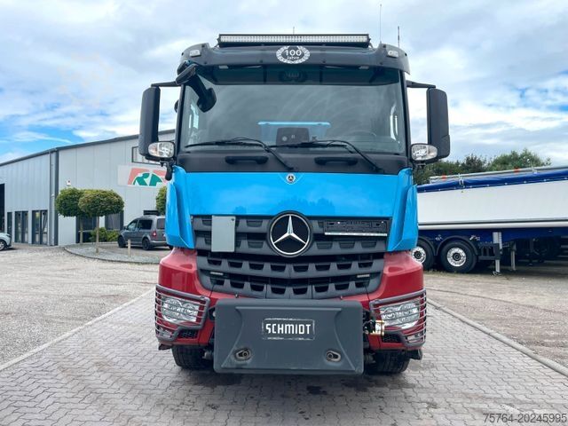 Tresidig tippbil MERCEDES-BENZ 2643 /6x6H ALLRAD/Meiller/Bordmatik/Schneeplatte