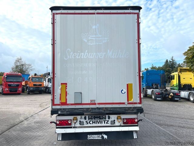 Otevřený návěs s plachtou SCHMITZ CARGOBULL 13,65m Pritsche / Edschaverdeck /Chassi verzinkt