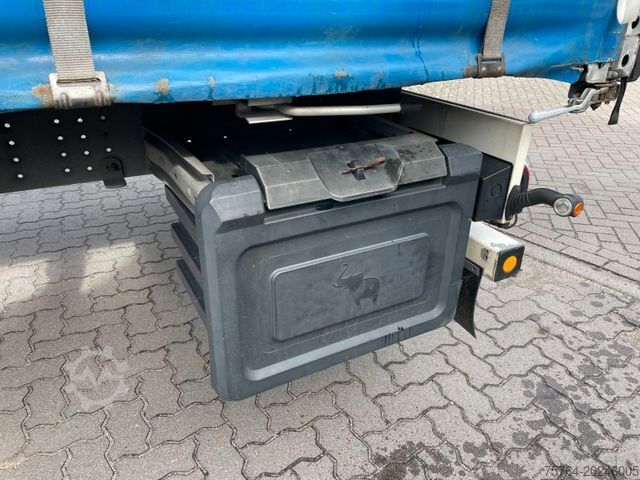 Otevřený návěs s plachtou SCHMITZ CARGOBULL 13,65m Pritsche / Edschaverdeck /Chassi verzinkt