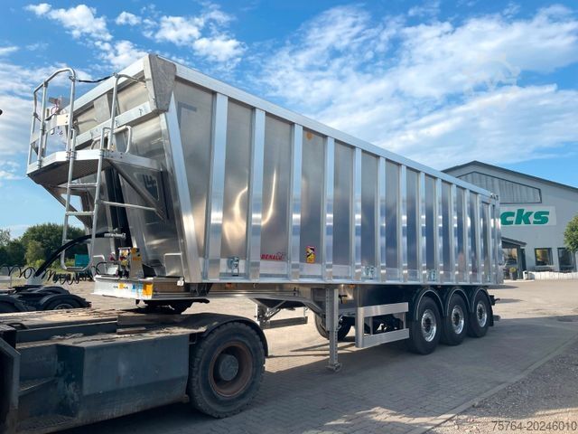Kippers oplegger BENALU 52m³ Getreidekipper Alu/5.4 t LEER/AUCH Miete
