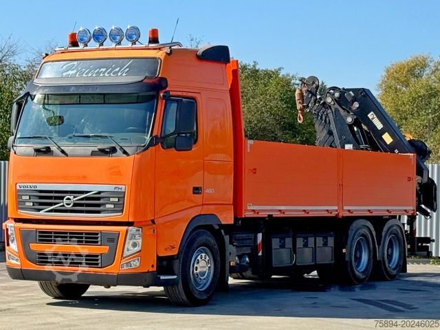 Γερανός τοποθετημένος σε φορτηγό VOLVO FH 460 * HIAB 377 E - 7 HIPRO + FUNK * 6x4