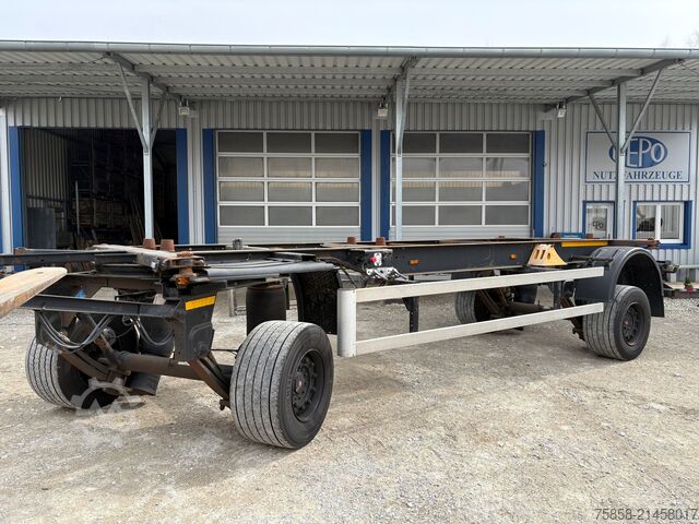 Swap-chassis trailer Kögel Lafette langer Hub Breitreifen top