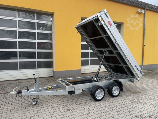 Tippvagn 3-vägs Saris K3 306 170 2700 + Alu-Schienen + E-Pumpe