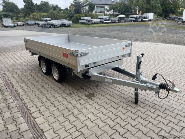 Tippvagn 3-vägs Saris K3 306 170 2700 + Alu-Schienen + E-Pumpe