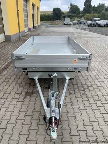 Tippvagn 3-vägs Saris K3 306 170 2700 + Alu-Schienen + E-Pumpe