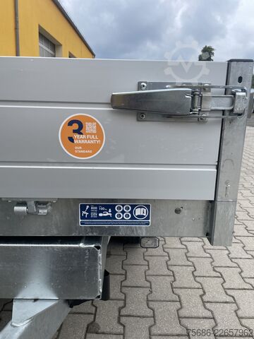Tippvagn 3-vägs Saris K3 306 170 2700 + Alu-Schienen + E-Pumpe