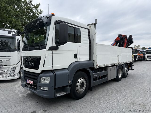Lastbilsmonterad kran MAN TGS 26.470 6X2 Effer 215 bis 16 Meter