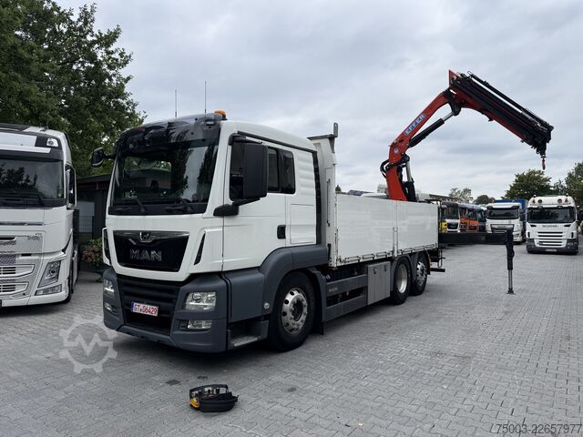 Gru montata su autocarro MAN TGS 26.470 6X2 Effer 215 bis 16 Meter