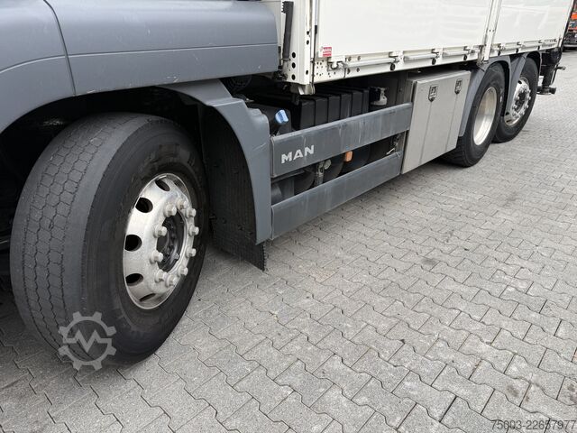 Gru montata su autocarro MAN TGS 26.470 6X2 Effer 215 bis 16 Meter