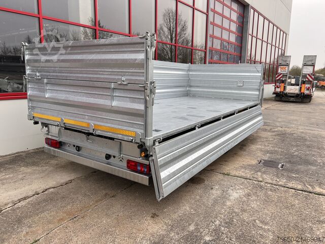 Ανατρεπόμενο ρυμουλκούμενο Möslein TTD 19 AB  19 t Tandemkipper Tieflader, Breitbereifung Aufsatzbordwänden-- Neufahrzeug --