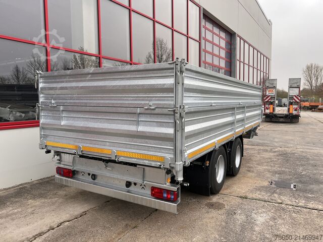 Ανατρεπόμενο ρυμουλκούμενο Möslein TTD 19 AB  19 t Tandemkipper Tieflader, Breitbereifung Aufsatzbordwänden-- Neufahrzeug --