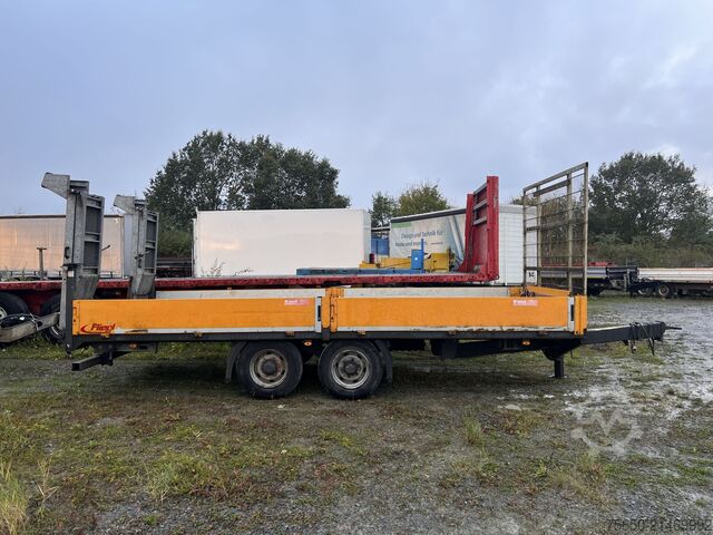 Remorque porte-engins surbaissée  tt  Tandemtieflader