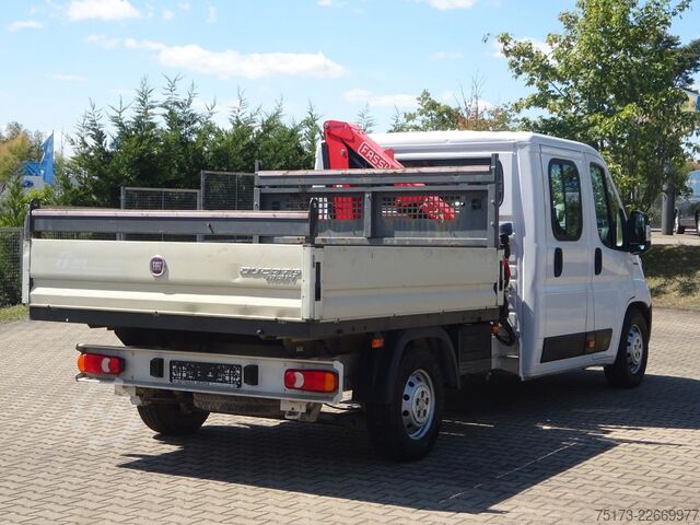 Furgonetka pick-up FIAT Ducato Maxi Doka Pritsche Fassi Ladekran