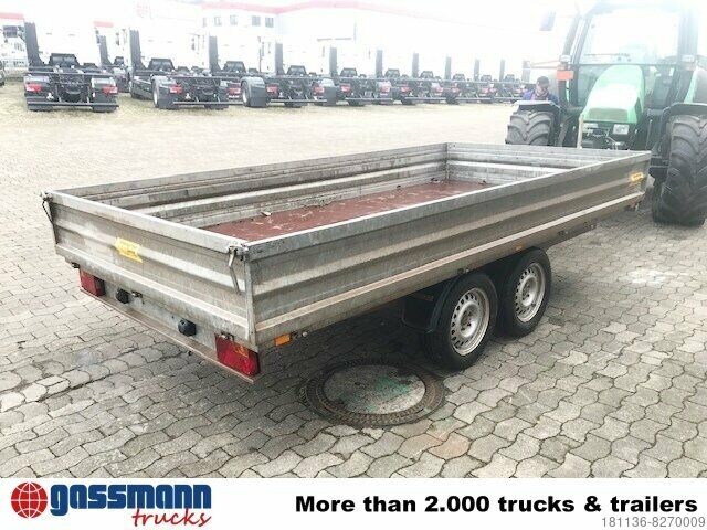 Remolque abierto con toldo Gotha Anh-Bau HL 20.40x20, Ex-Bundeswehr