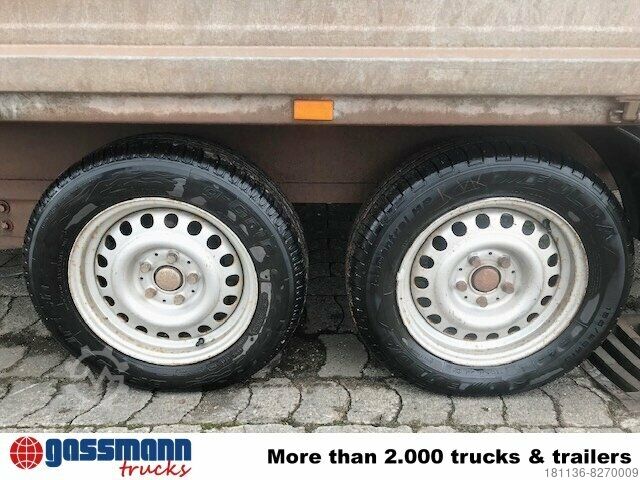 Remolque abierto con toldo Gotha Anh-Bau HL 20.40x20, Ex-Bundeswehr