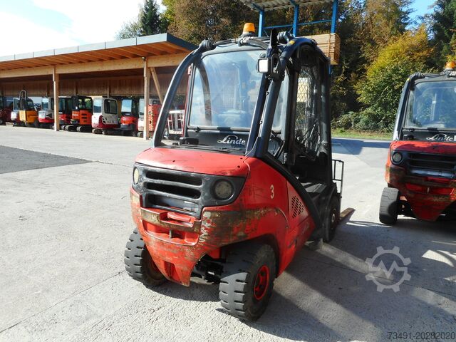 4-Rad-Gabelstapler Linde H25D-01 Triplex + SS + ZV