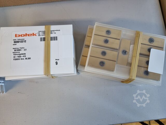 Umetni botek Wendeplatten Führungsleisten Bohrkopf