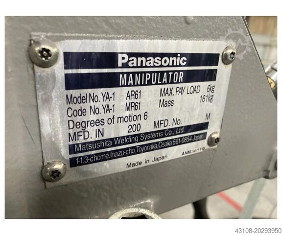 Industrial robot PANASONIC TA 1400
