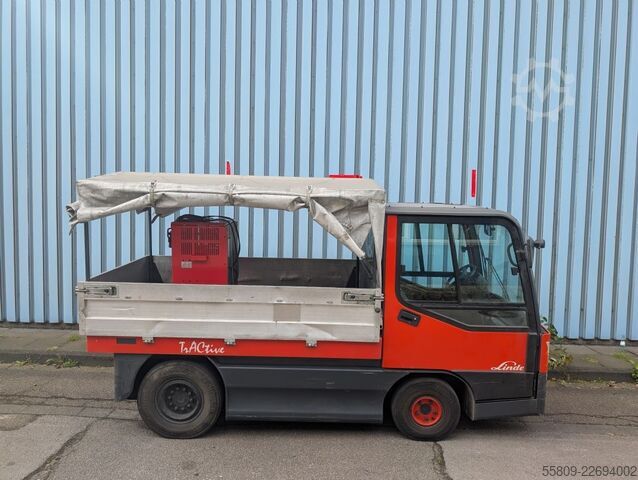 Remolque con plataforma eléctrica Linde W20