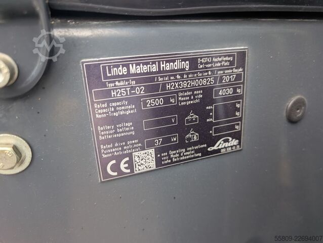 Carretilla elevadora diésel Linde H 25 D