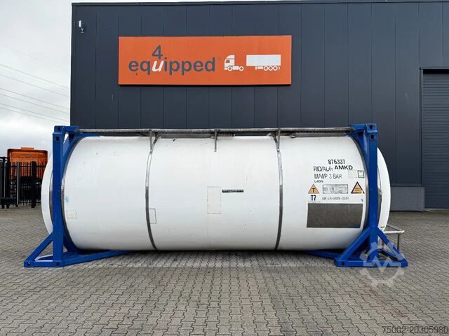 Cisternový kontejner Welfit Oddy 20FT SWAPBODY 31.040L, T7, L4BN, 5Y inspection:...