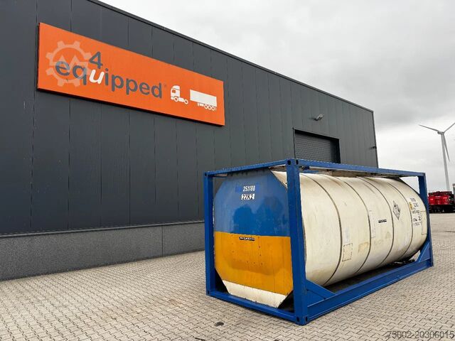 Tankbehållare Van Hool 20FT ISO, 25.000L / 1-COMP /  T11/ valid 2,5Y t...