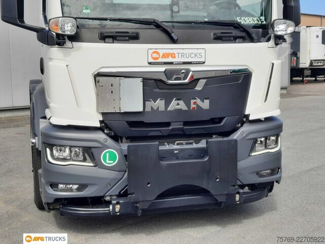 Camion benne à bras amovible MAN 26.440 TGS 6X2 Meiller Lenkachse Frontanbaupl.