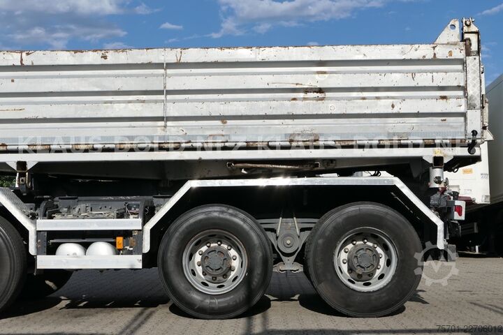 Driezijdige kipper RENAULT C 520 8x4 Kipper Retarder Kamera Euro 6