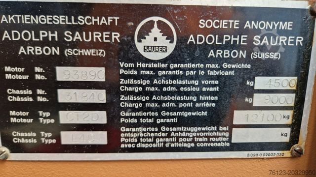 Autobus za međugradski prevoz VOLVO Paket 1 x Saurer L4C + Volvo  B 10
