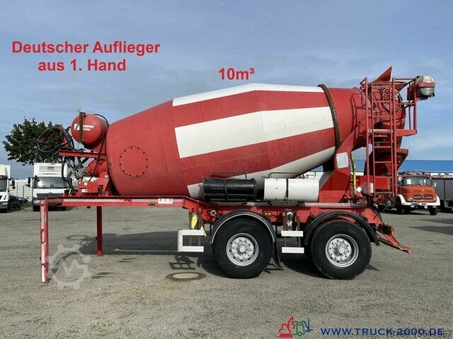 Félpótkocsi Stetter Stetter AM 10m³ FHAC Betonmischer/Concrete mixer