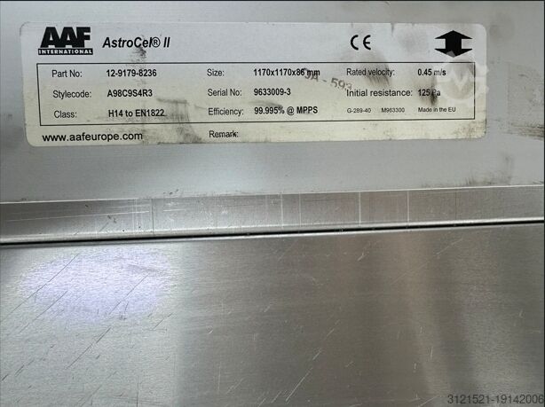 Dichtheitsprüfanlage Asrto Fan FFU 1212 AC K4E400-AA01-18