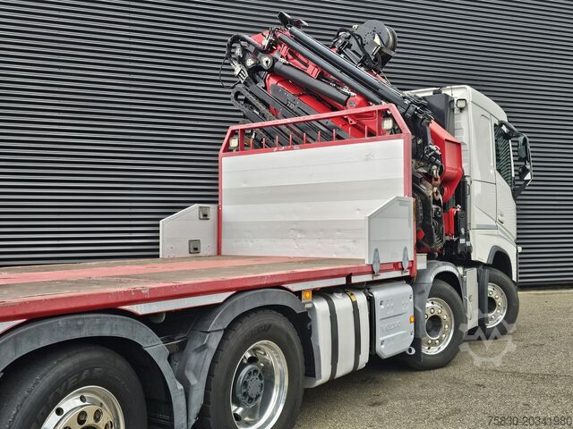 Laadplatform Volvo FH 540 8x2 / 85 t/m CRANE / JIB / WINCH / KRAN