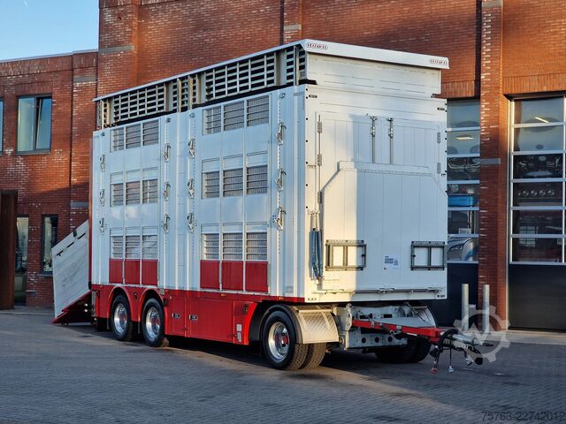Μεταφορά βοοειδών Volvo FH 13.500 XL 6x2 - Pezzaioli livestock 3 deck +...