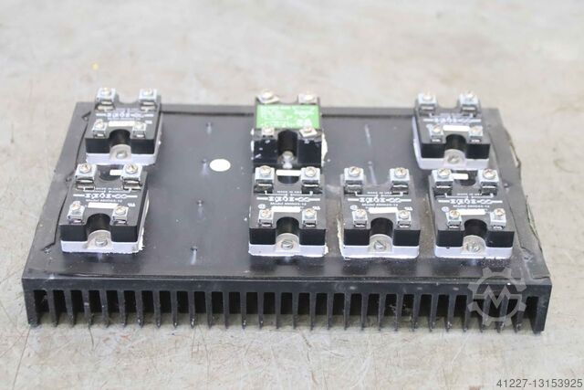 Halbleiterrelais 7 Stück mit Kühlkörper opto 22 electromatic 480D45-12 RA4425-D08