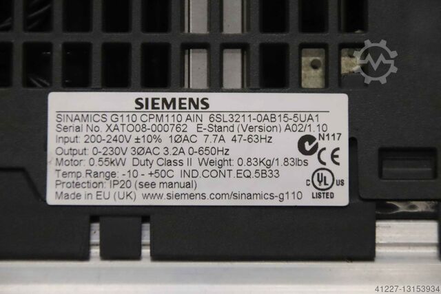 Servoregler Siemens G110 CPM110 AIN  6SL3211-0AB15-5UA1