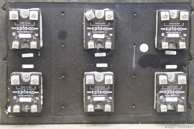 Solid-state relais 6 stuks met koellichaam opto 22 480D45-12