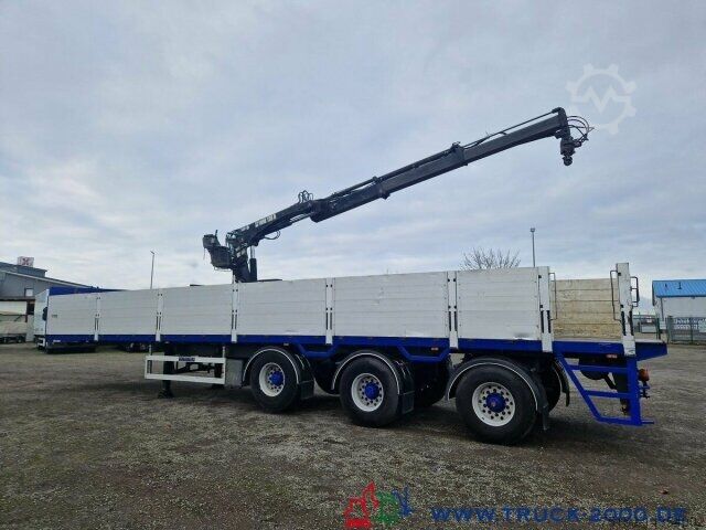 Semiremorcă  Kennis Hiab Roll-Kran 36t. Nutzlast Lenkachsen