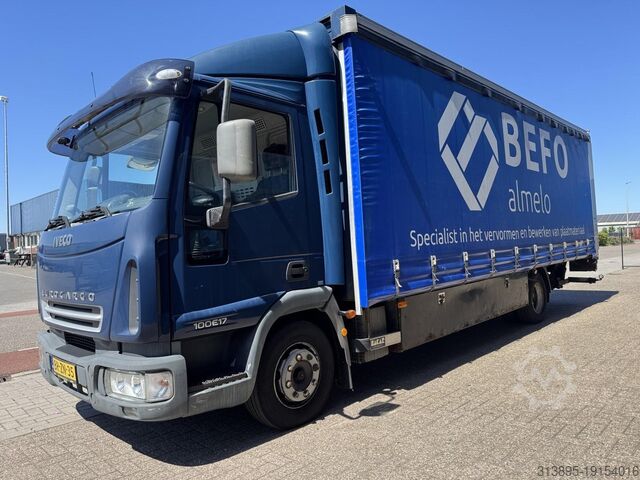 Curtain sided Iveco Eurocargo 100E17